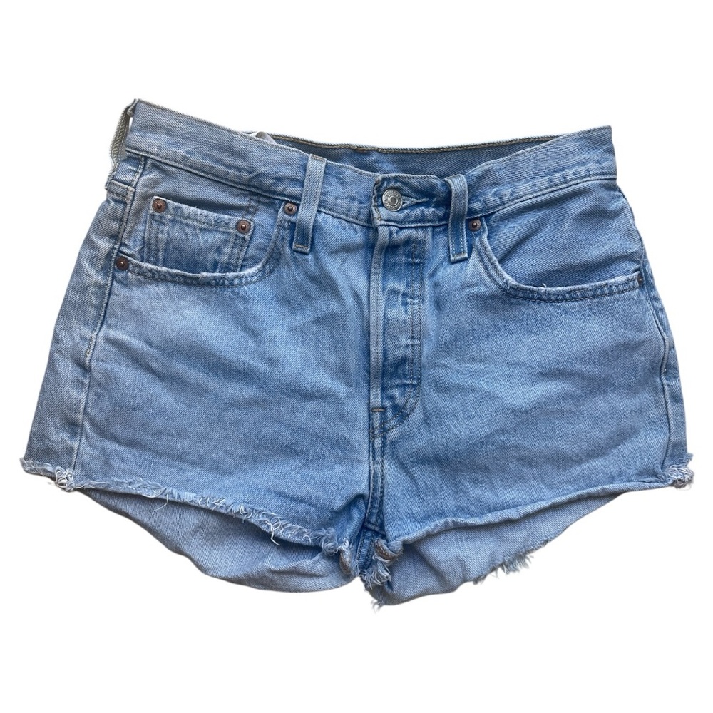 Levi's 501 Light Blue Jean Shorts